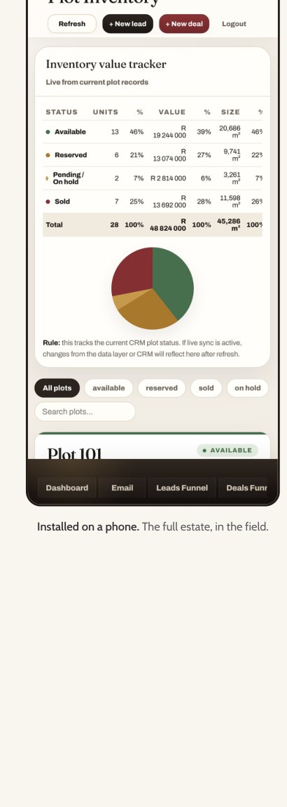 Estate Stack installable mobile app